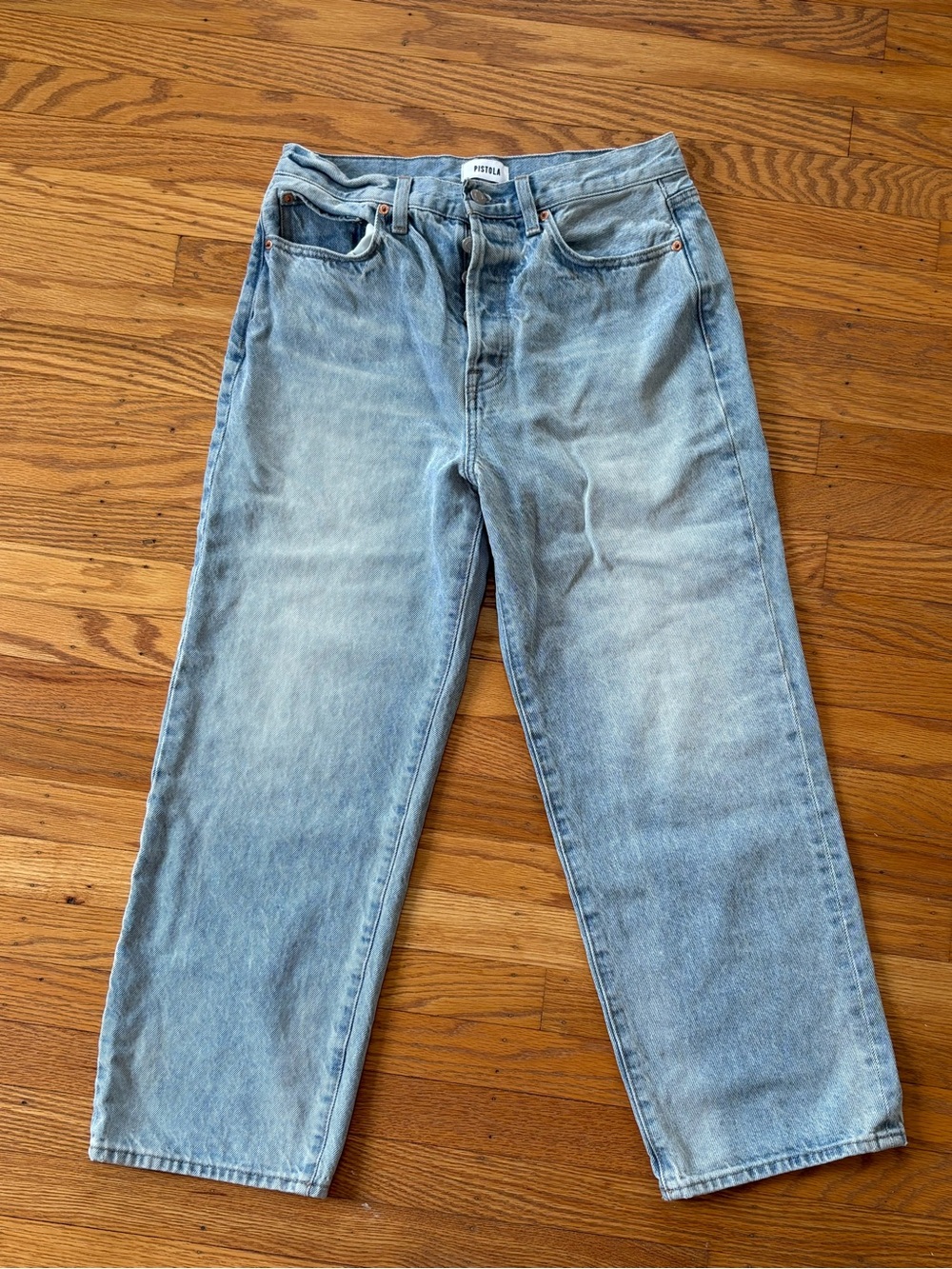 Pistola Cassie High Rise Crop Jeans